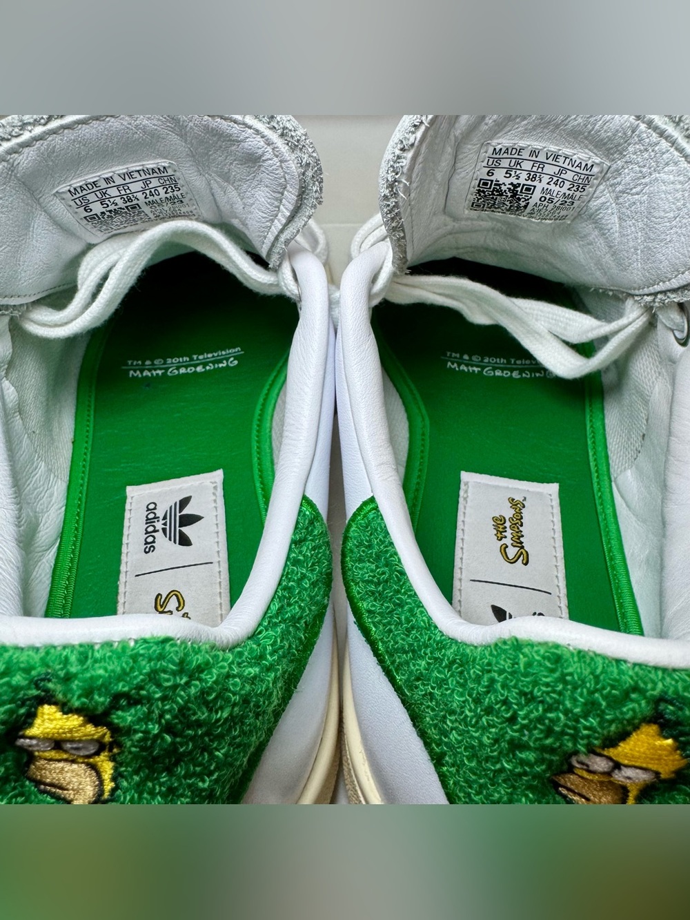 Menâs Adidas Stan Smith x The Simpsons Homer Simpson M6 Clean AF đ„ Rare Collab - Picture 13 of 16